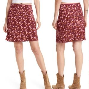 Free People IRL Floral Skirt